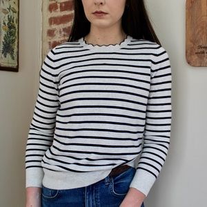 Scalloped Neckline Banana Republic Sweater Size S